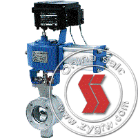 pneumatic V-type ball valve