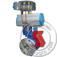 pneumatic V-type adjusting ball valve